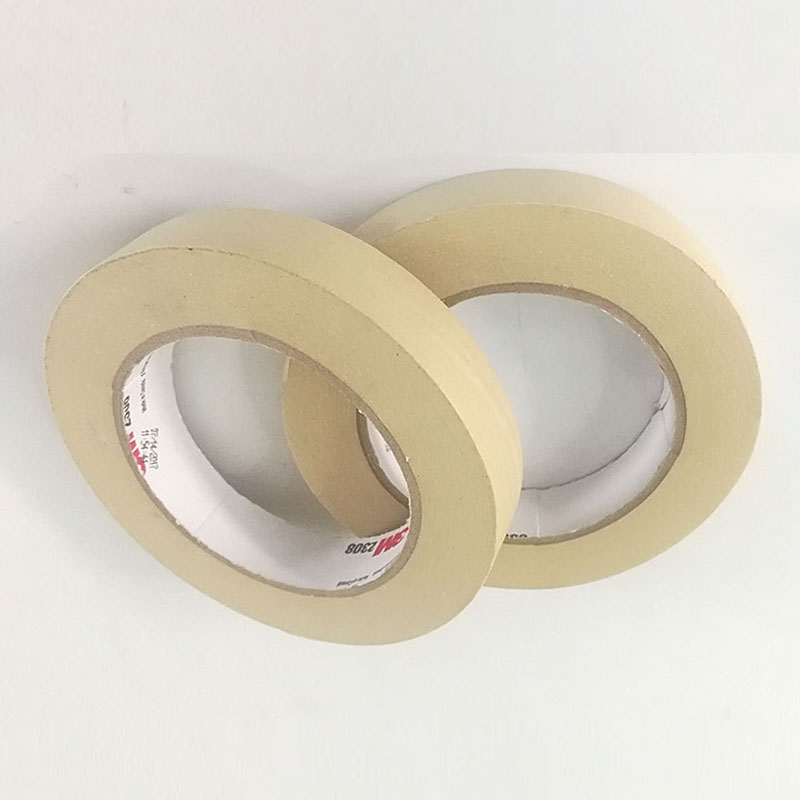 深圳批发3M2308美纹纸胶带汽车喷漆装饰遮蔽分色无痕耐高温易撕美纹纸胶带