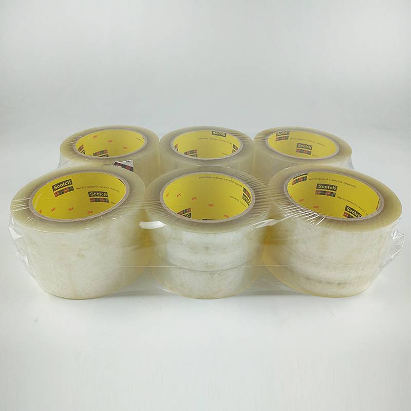 深圳批发3M375封箱胶带/ 3M专用透明胶 375印字箱体密封剪接封箱打包胶带