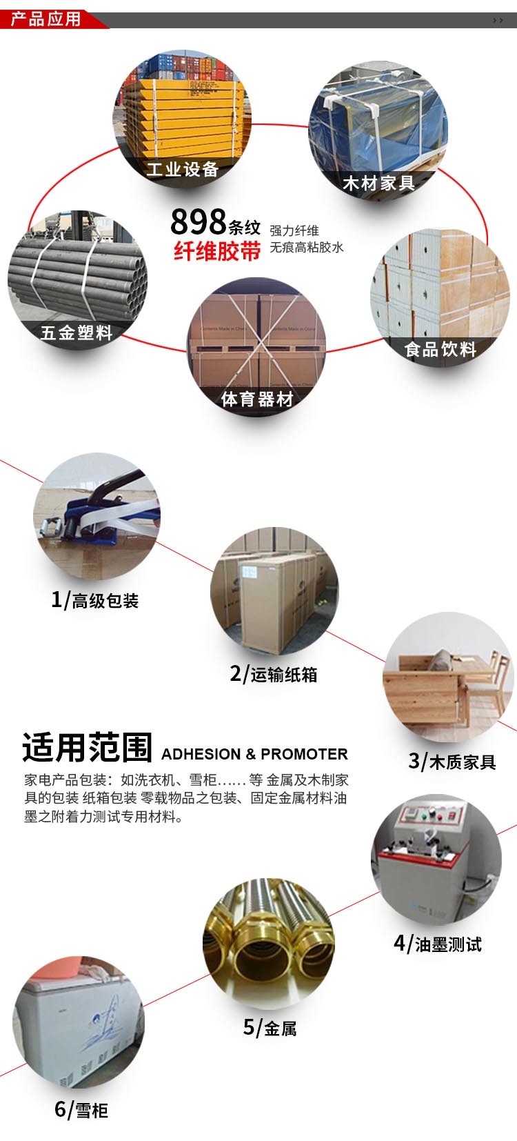 3M898纤维胶带