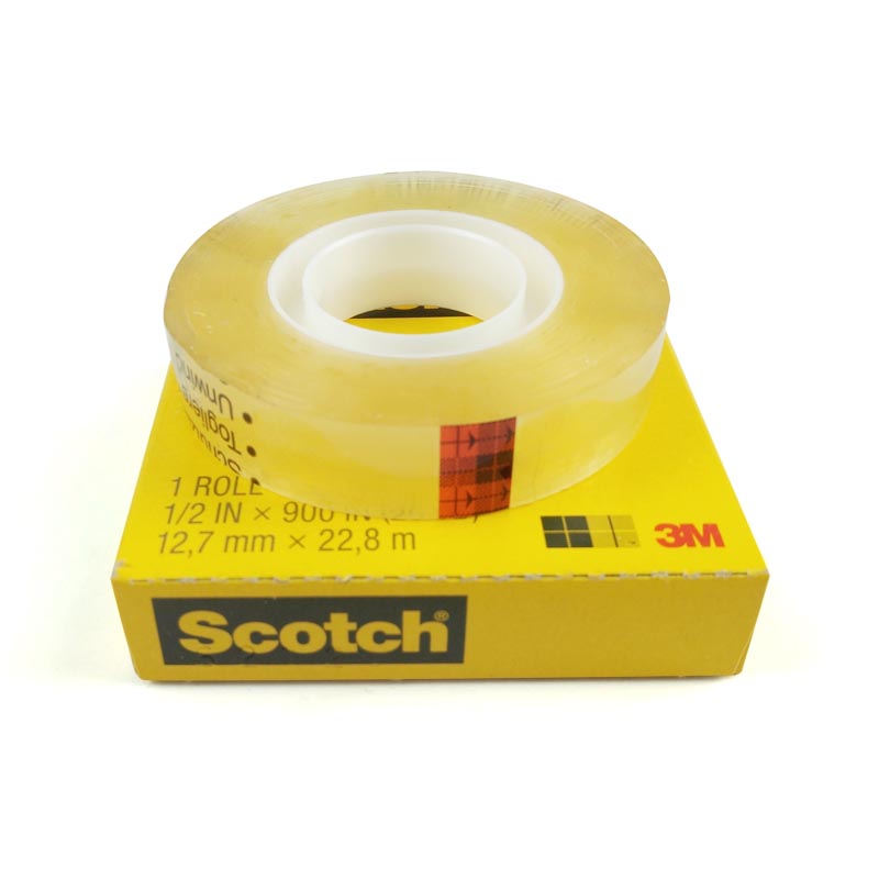 深圳批发3M665透明双面胶 Scotch思高正品 12.7mm*22.8m无痕高粘胶带 3M高效双面透明 家用办公美国原装进口双面胶带