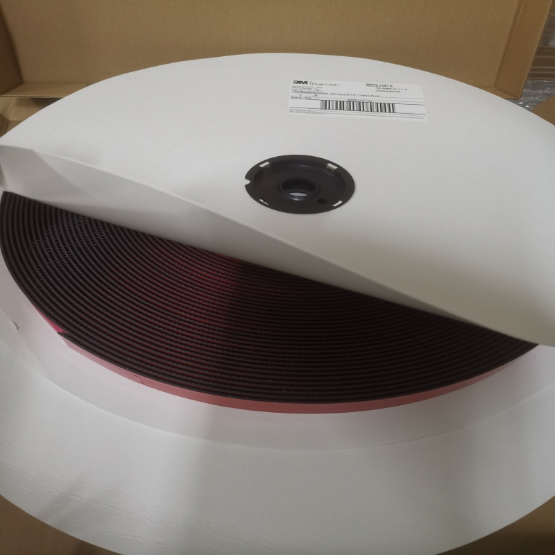 深圳批发 3m3870蘑菇搭扣魔术贴带背胶强力粘家用车用不分公子母扣粘扣扎带多功能强力背胶蘑菇头顶棚相框固定胶